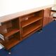Modular sideboards in rosewood and brass 1960