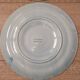 Set of 6 Vintage French Blue Grey & Orange  Hand Painted Pordic 6 Serving Oyster Plates 4973