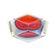 Diamond-Shaped Murano Glass Ashtray/Vide Poche by Flavio Poli for Seguso