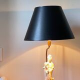 Fine ceramic lamp from the early 20th century
