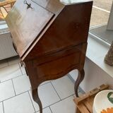 Ancien bureau dos d’âne pente marqueterie