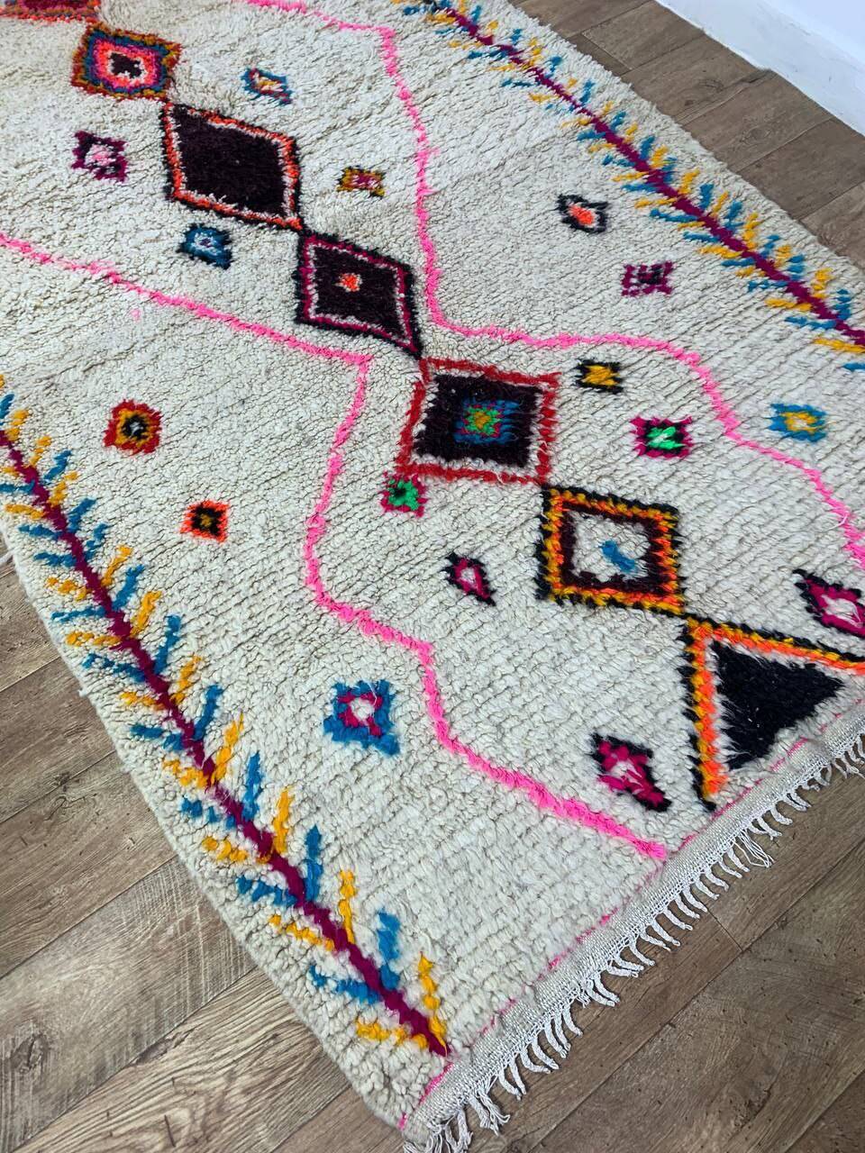 Handmade Moroccan Berber rug 240 x 147 cm