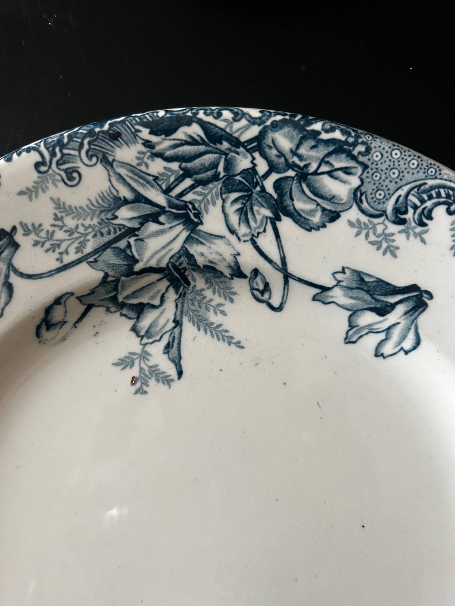 13 flat plates Terre de Fer Louis Graves