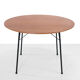 Round teak dining table by Arne Jacobsen model 3600 by Fritz Hansen for Pastoe