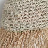 Suspension raffia and palm leaf