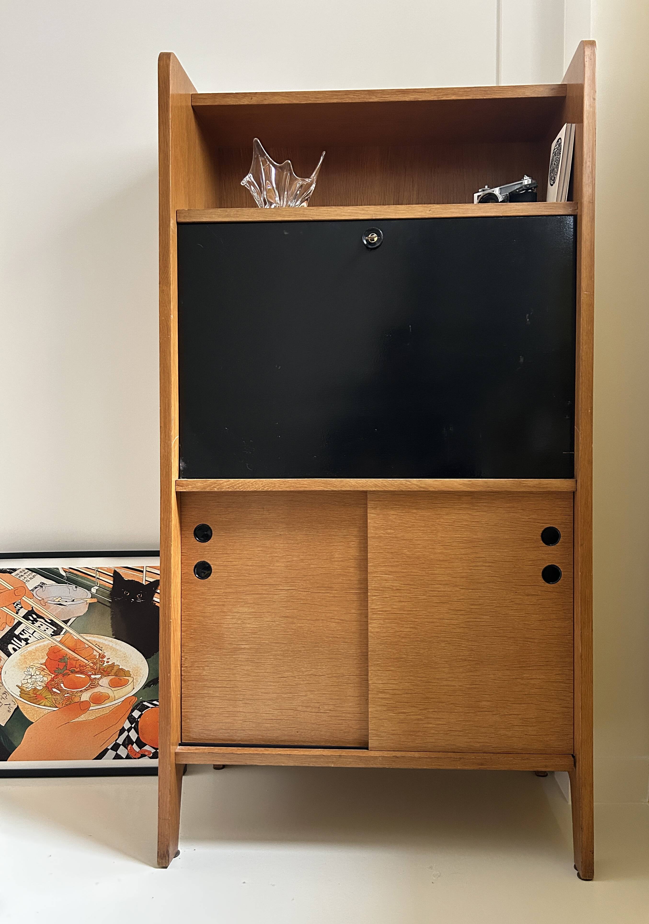 Vintage Scandinavian secretary desk – 1960s