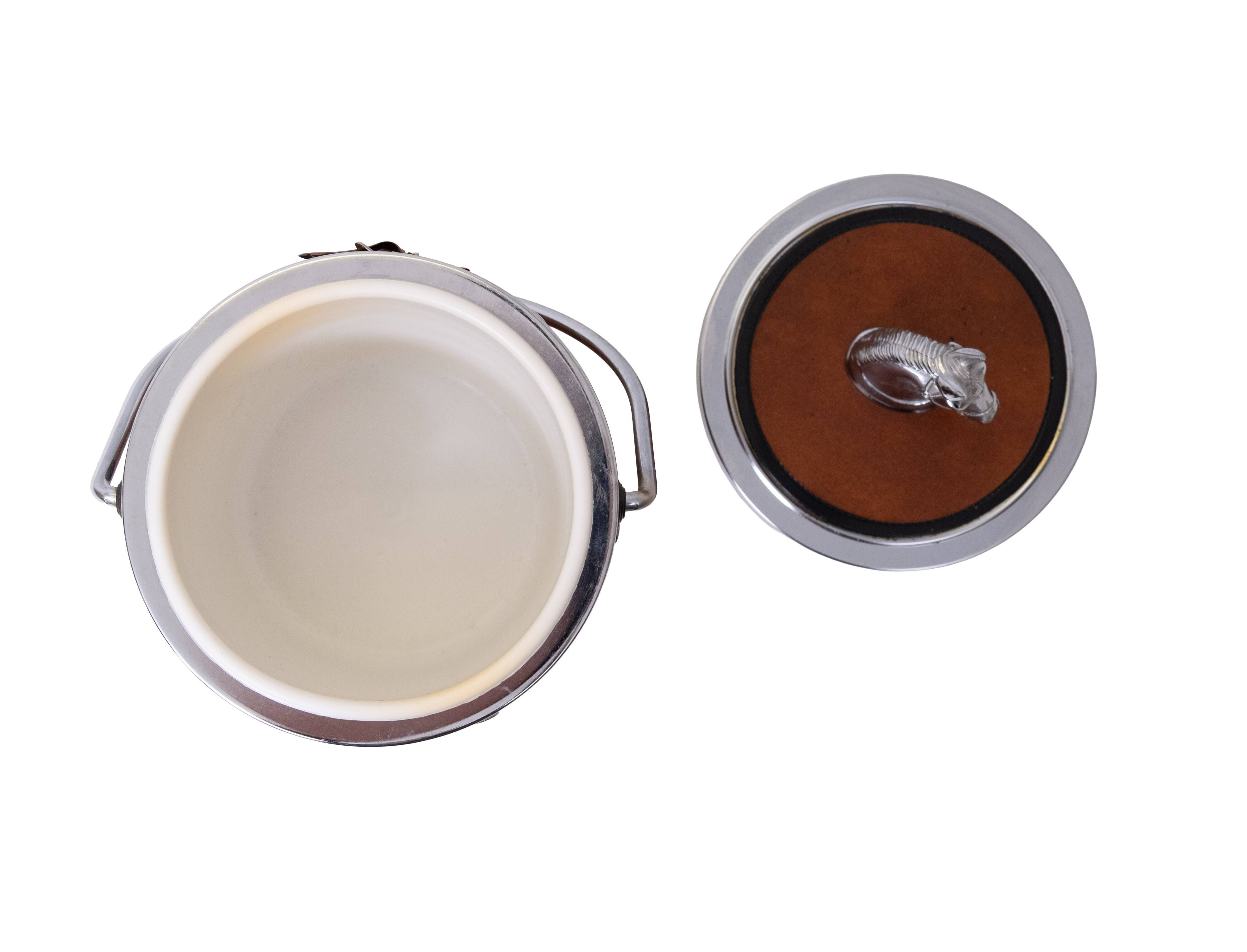 Horse Ice Bucket Equestrian 1970's Retro