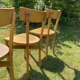 Series of 6 bistro chairs