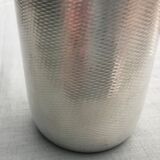 Timbale guillochée silver metal