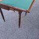 19th century mahogany games table, console