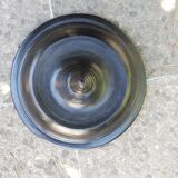 Ancient Burmese laywood offering pot