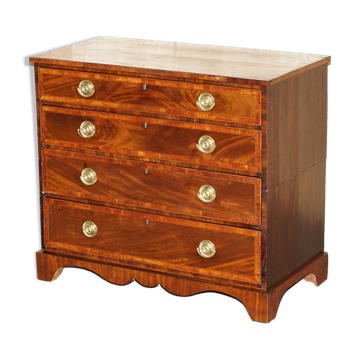 George III Georgian commode attributed to Gillows of Lancaster