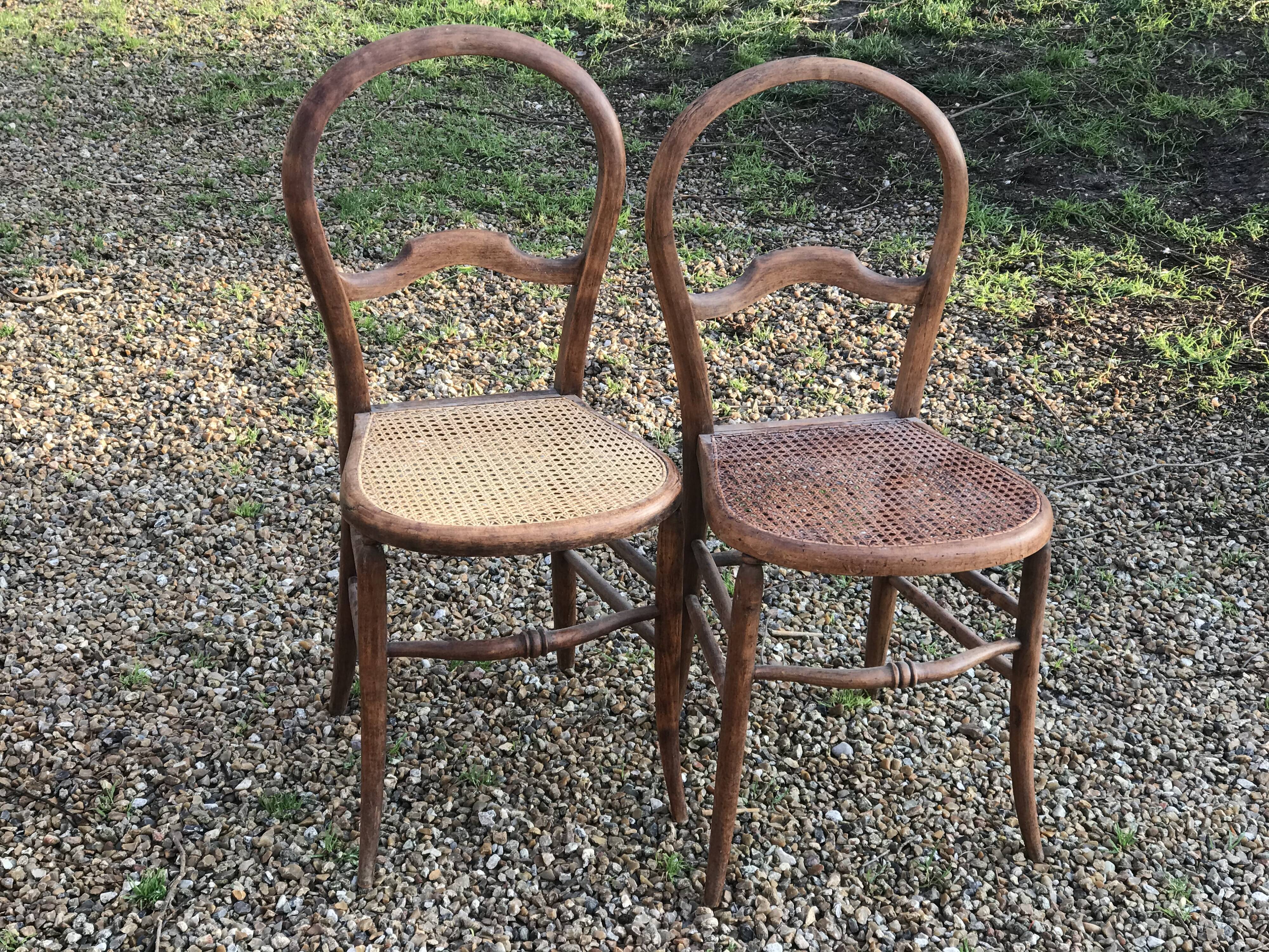 Pair of old chairs.