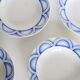 Set de 4 assiettes creuses Sarreguemines motif Arcades