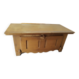 Table basse 120cm porte basculante oregon