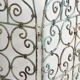 Wrought iron screen