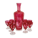 Set de 10 verres et carafe à alcool ou liqueur