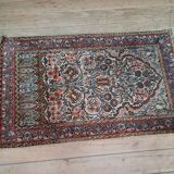 Wool and silk carpet 90x59cm