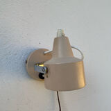 Beige metal wall light Delmas