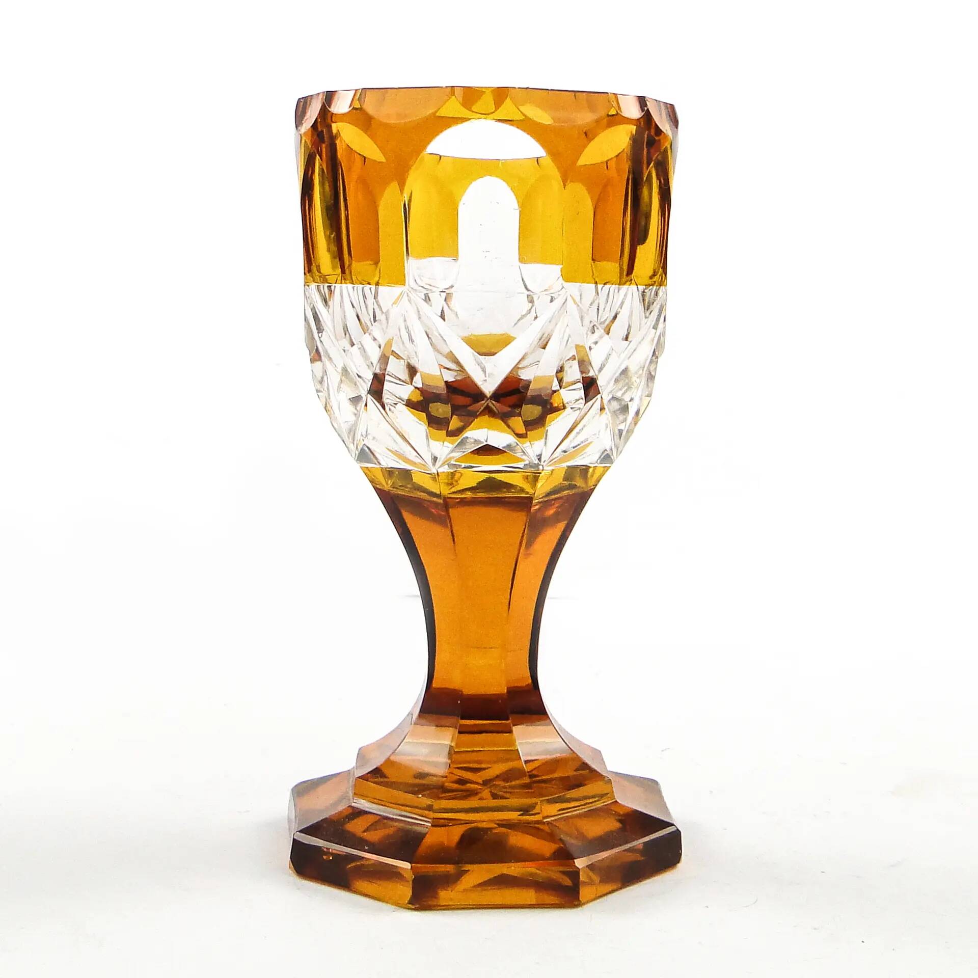 Art Deco goblet, Czechoslovakia, 1930s