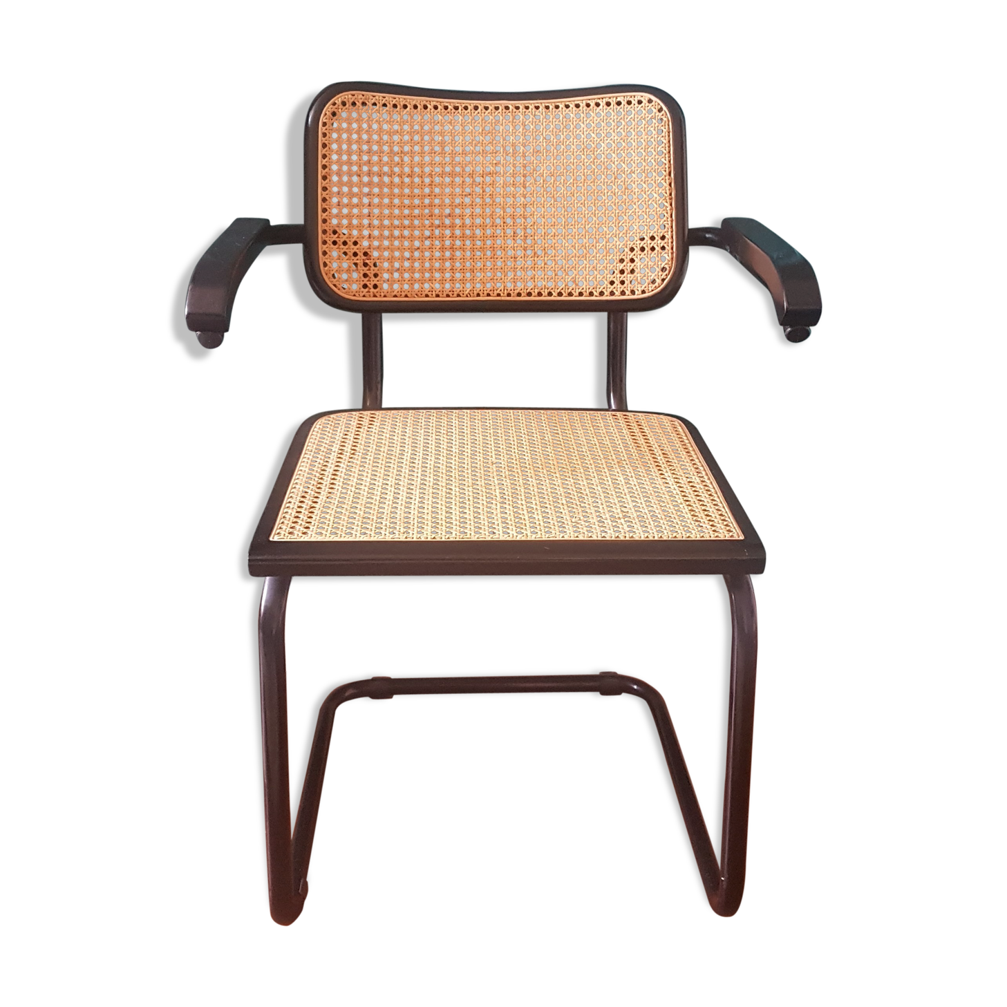 Fauteuil Cesca B64 noir par Marcel Breuer