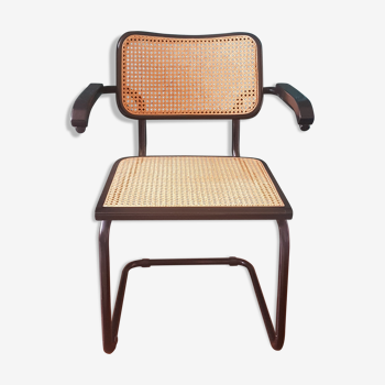 Fauteuil Cesca B64 noir par Marcel Breuer