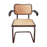 Fauteuil Cesca B64 noir par Marcel Breuer