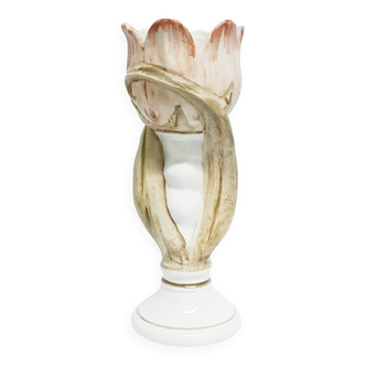 Grand vase à fleurs Capodimonte