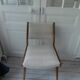 Series of 4 vintage chairs from the 50s in beech