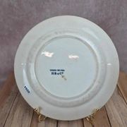 Plate Terre de Fer HB & Cie Choisy-le-Roi – Bird & fruits – 19th century