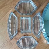 Durinox art deco mirror aperitif tray