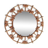 Large "peacock" mirror 1960s - creaciones roman (monóvar) - sealed.