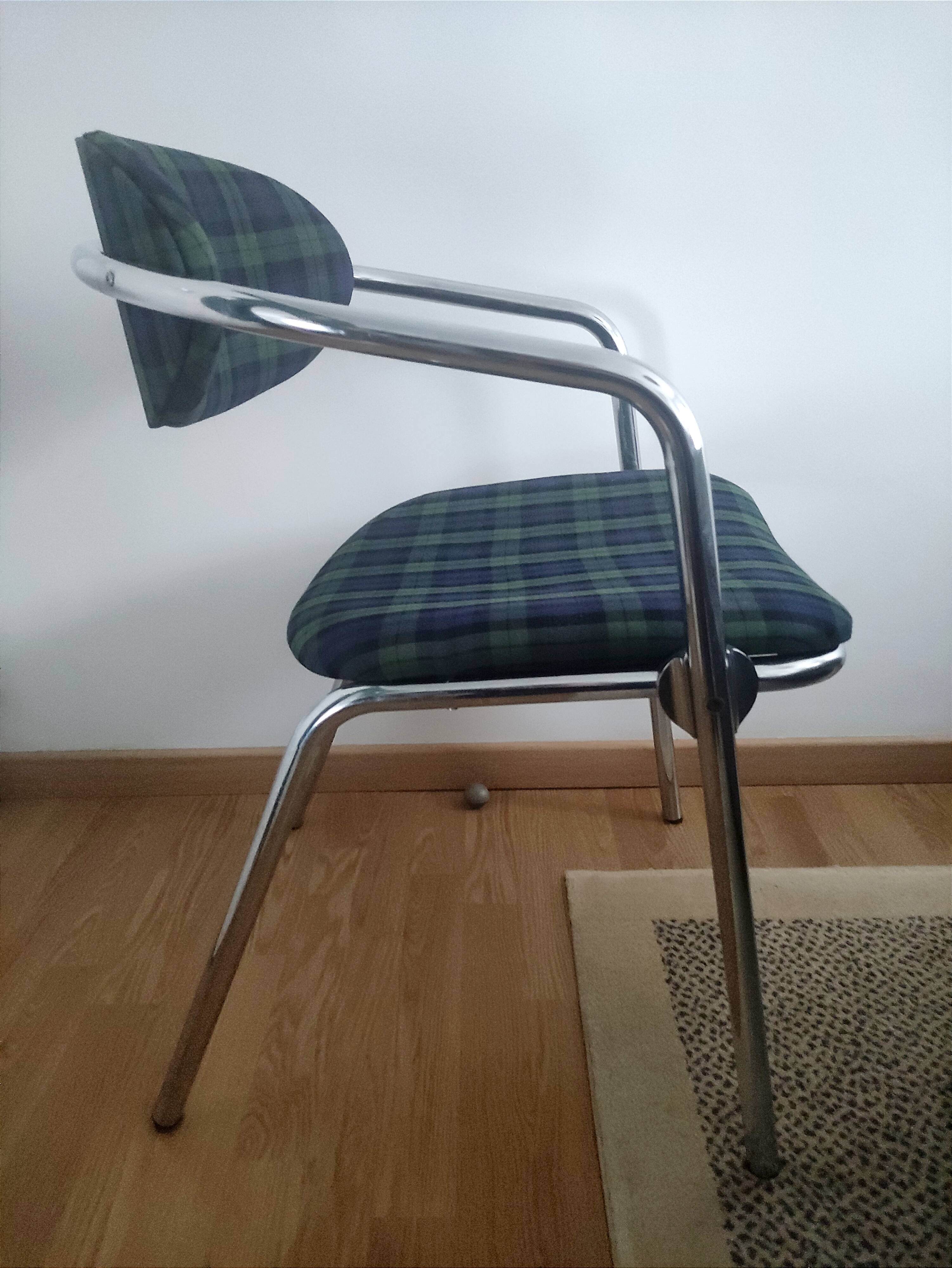 Tubular chairs from the 70s