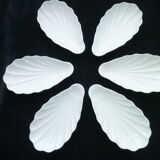 Set de  6 coupelles à avocats en porcelaine blanche Pillivuyt