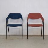 Pair of compass chairs - 50s