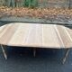 19th century Louis Philippe extendable round dining table, restored in wood, 230