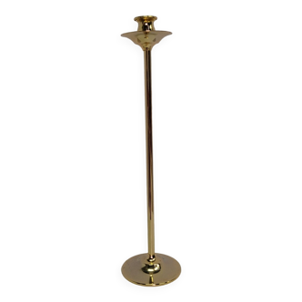 Large vintage brass candle holder from the 60s