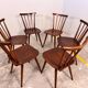 Set of 6 Fanett bistro chairs from the 1960s.