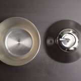 Pear ice bucket in chrome metal 1970