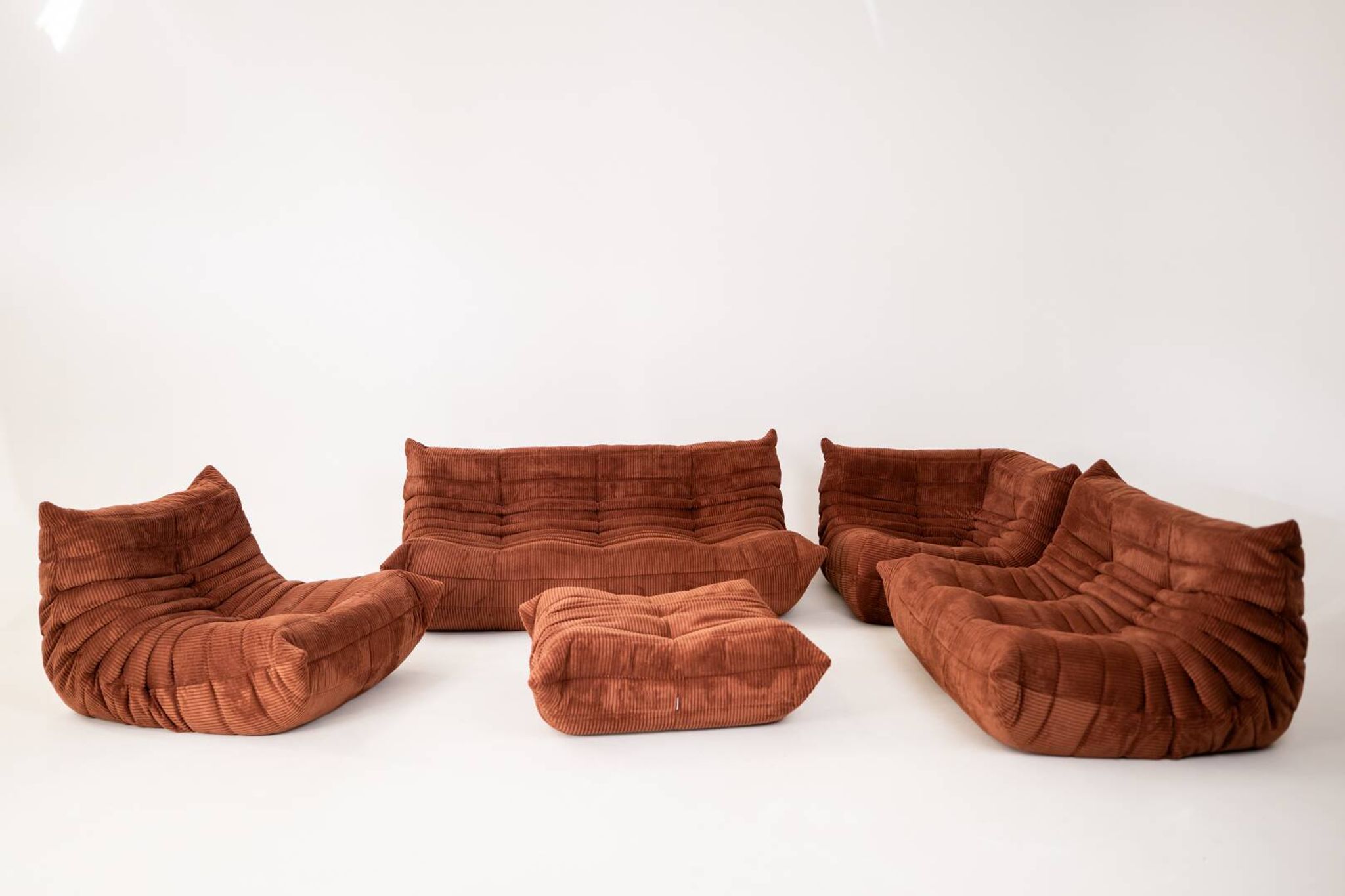 Brown Curduroy Togo set