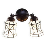 Double Tiffany wall lamp