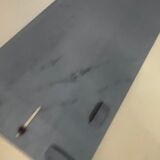 Miroir mural vintage des années 70 avec bord fumé