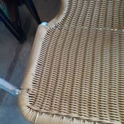 Chaises scoubidou et aluminium