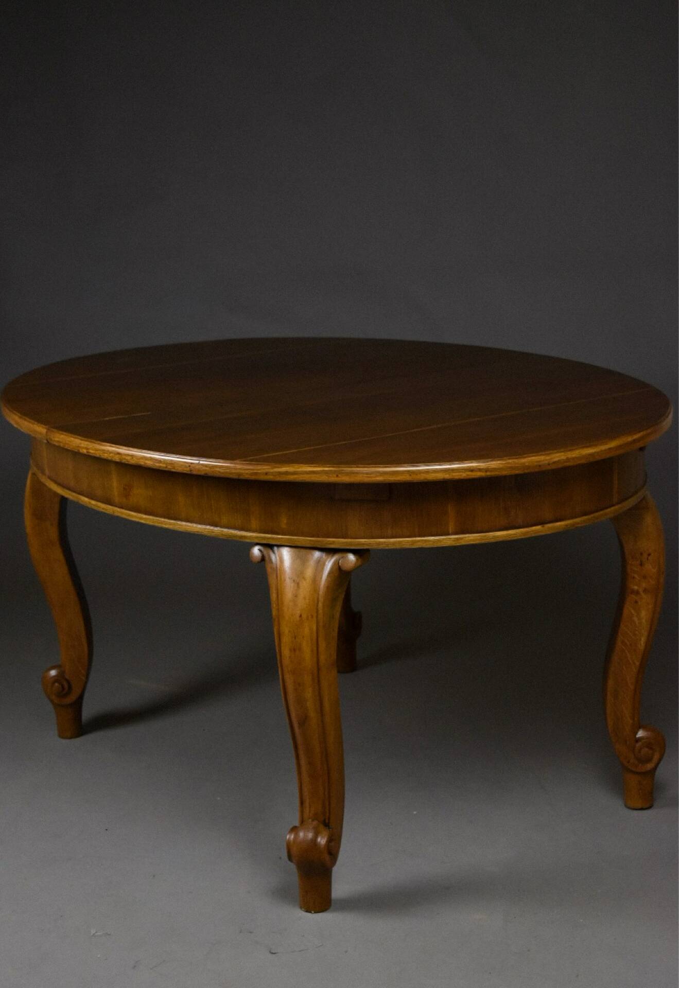Grande table à manger extensible en chêne, début du 20e siècle