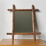 Bamboo style mirror