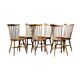 Set de 6 chaises bistrot baumann