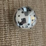 Christofle-Gio Ponti silver ball vase/flower holder