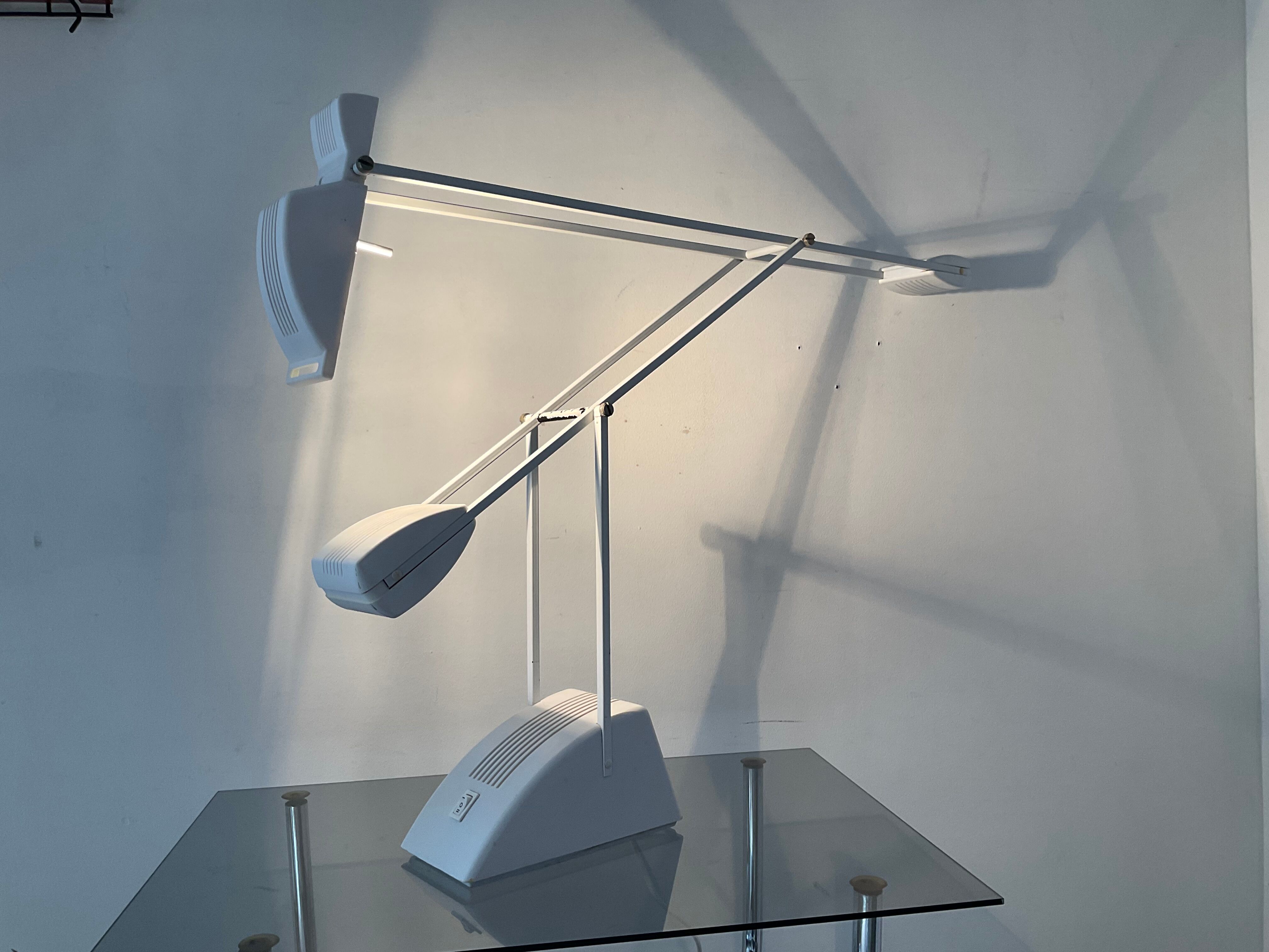Honsel Leuchten articulated desk lamp, 70s-80s