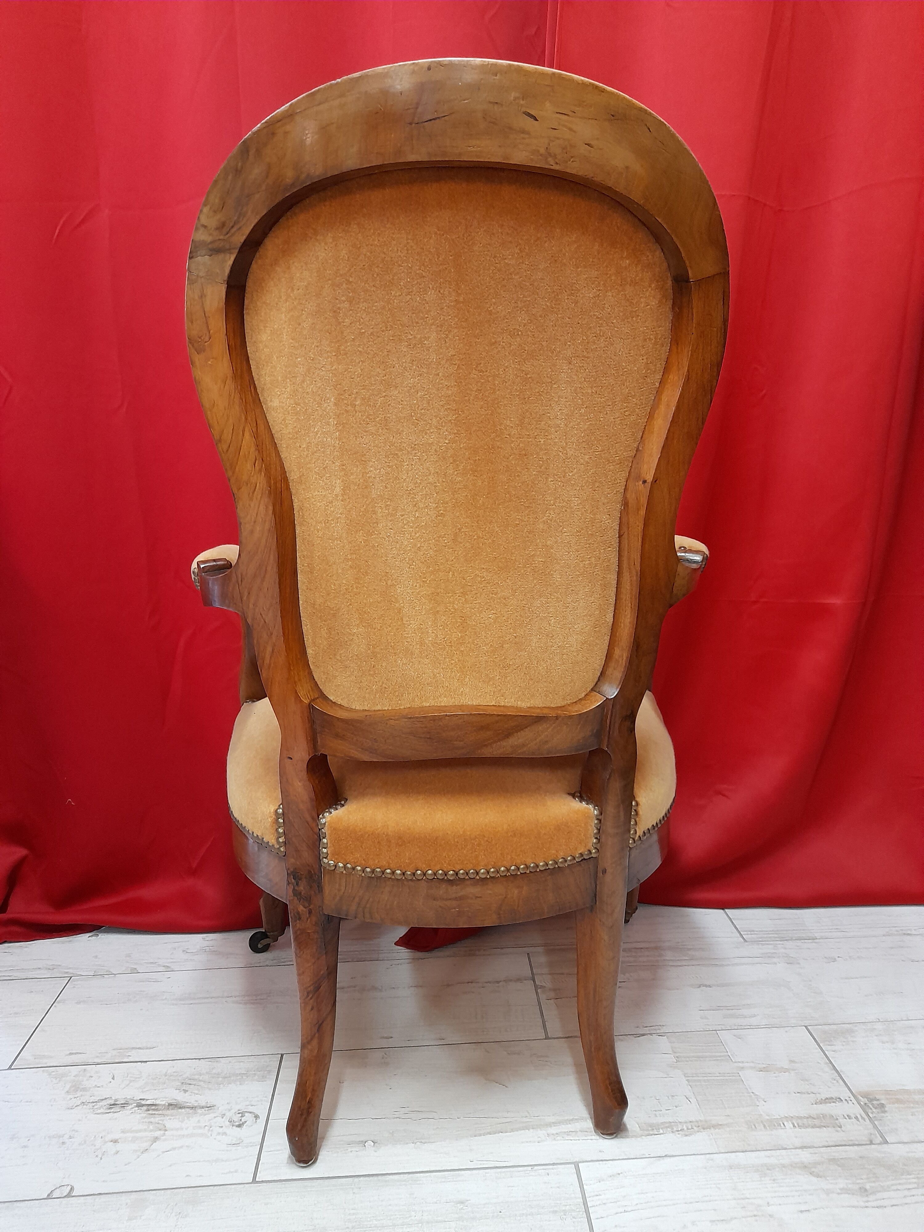 Fauteuil cabriolet Louis Philippe
