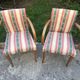 Pair of bridge armchairs from the 1950s – Bent wood